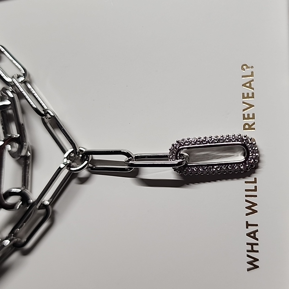 Elegant Silver Plating Chain Necklace Set by BP - Picture 3 of 5